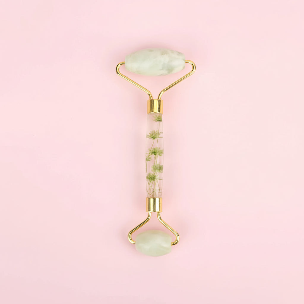 1Pc Jade Roller Facial Tool Natural Jade Face Roller Massager Tool Body Mini Portable Skin Care Body Massage Relaxing Tool