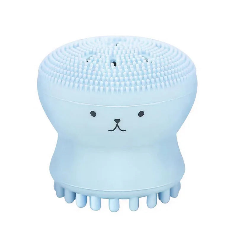 Silicone Face Scrubber Face Massage Brush Skin Care Pore Cleaner Brus Deep Cleaning Exfoliator Tool XJS02