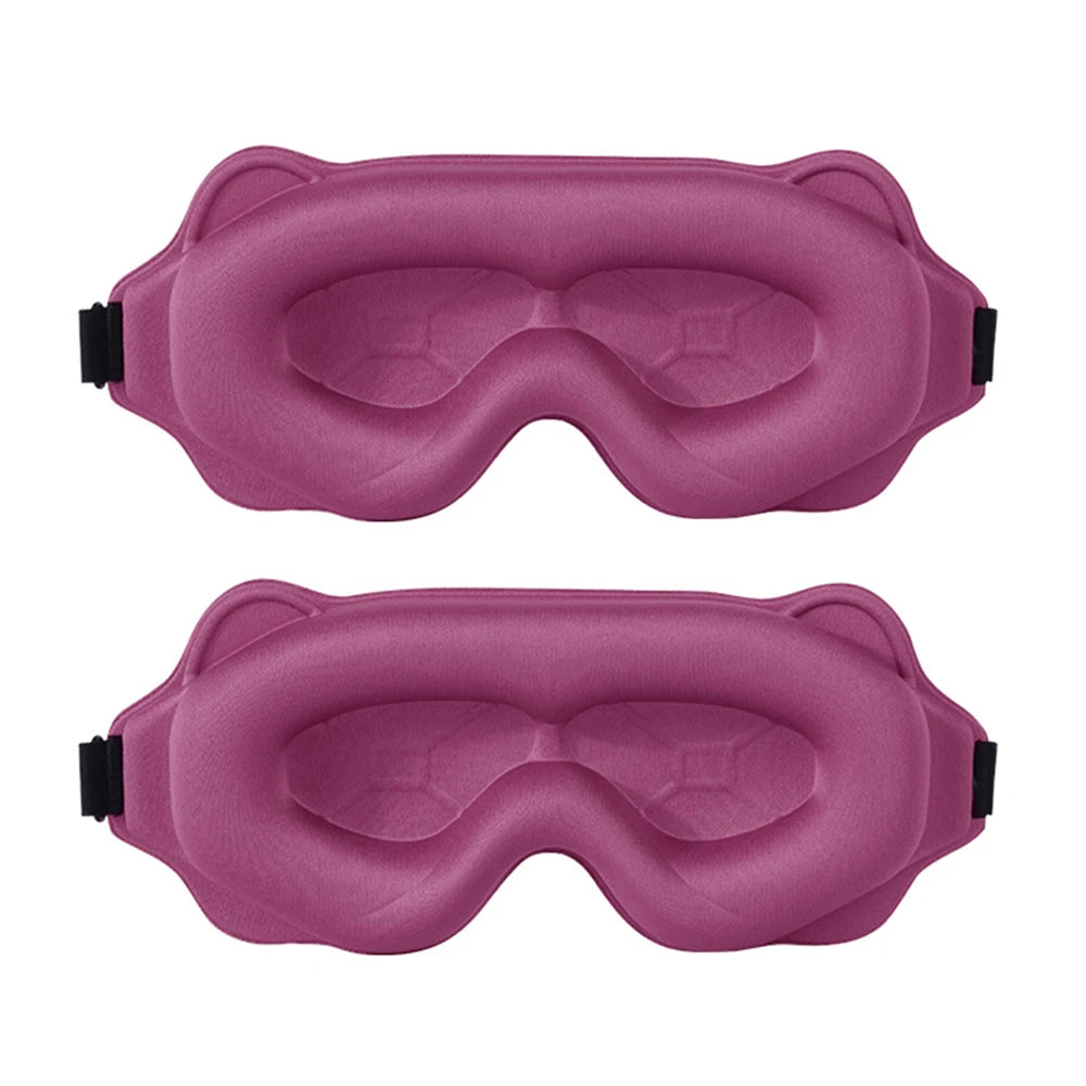3D Sleeping Mask Block Out Light Sleep Mask for Eyes Soft Sleeping Aid Eye Mask for Travel Eyeshade Night Breathable Slaapmasker