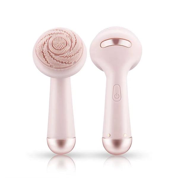 Rechargeable Electric Silicone Facial Cleansing Brush – Waterproof Vibration Massage Tool for Deep Pore Cleansing
