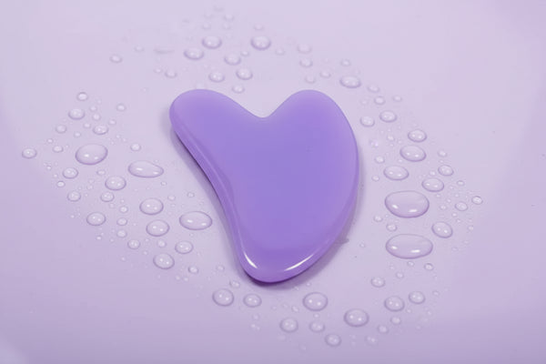 Gua Sha Massage Board Natural Resin Jade Stone for Face Rose Pink Guasha Facial Massager Scrapers Tools for Face Neck Back Body