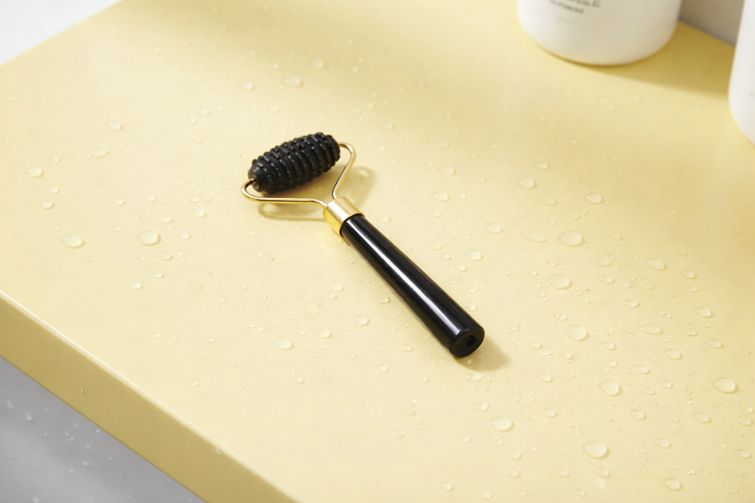 Mini Black Obsidian Jade Facial Roller