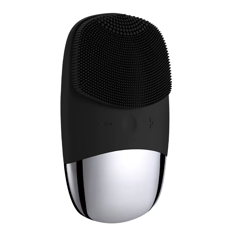 Electric Facial Cleansing Brush Silicone IPX7 Face Massager Facial Cleanser Sonic Vibration Cleaner Deep Hole Face Brush Machine