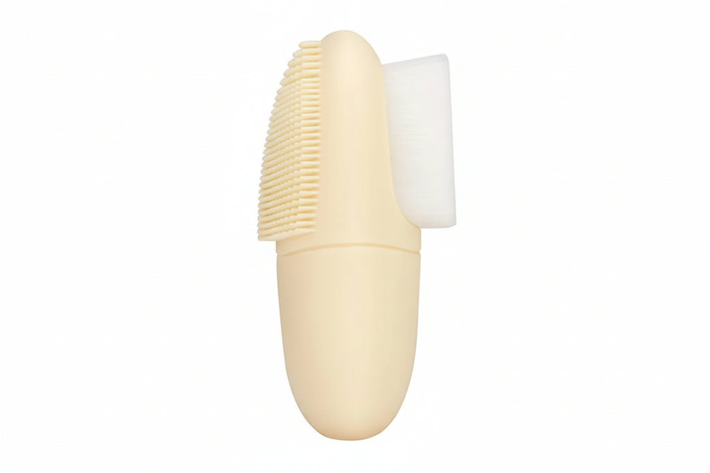 Double Sided Silicone Facial Cleansing Brush Manual Massage Facial Cleanser Brush Soft Bristles Deep Cleaning Exfoliator Tool