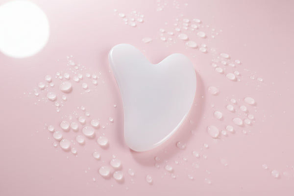 Gua Sha Massage Board Natural Resin Jade Stone for Face Rose Pink Guasha Facial Massager Scrapers Tools for Face Neck Back Body