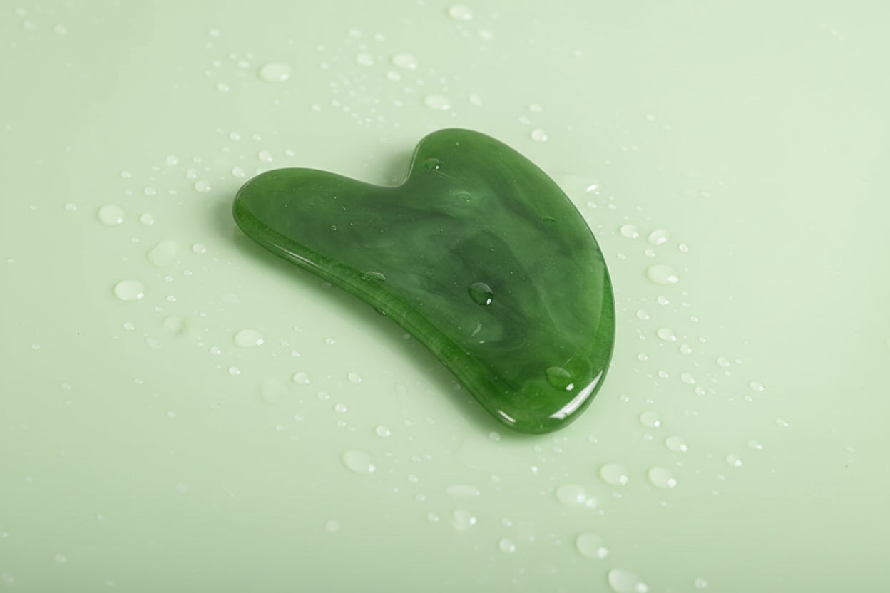 Gua Sha Massage Board Natural Resin Jade Stone for Face Rose Pink Guasha Facial Massager Scrapers Tools for Face Neck Back Body