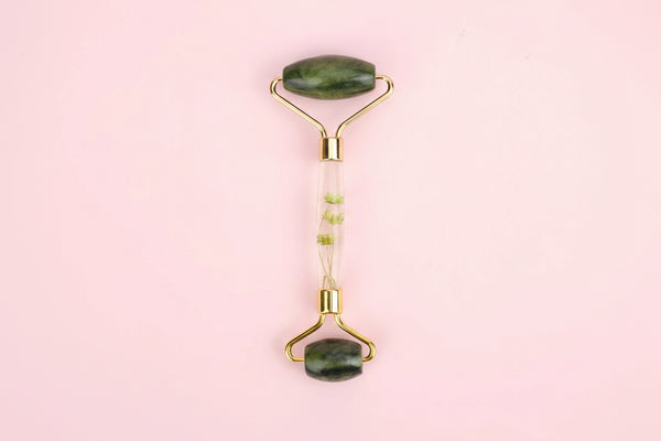 1Pc Jade Roller Facial Tool Natural Jade Face Roller Massager Tool Body Mini Portable Skin Care Body Massage Relaxing Tool