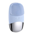 Electric Facial Cleansing Brush Silicone IPX7 Face Massager Facial Cleanser Sonic Vibration Cleaner Deep Hole Face Brush Machine