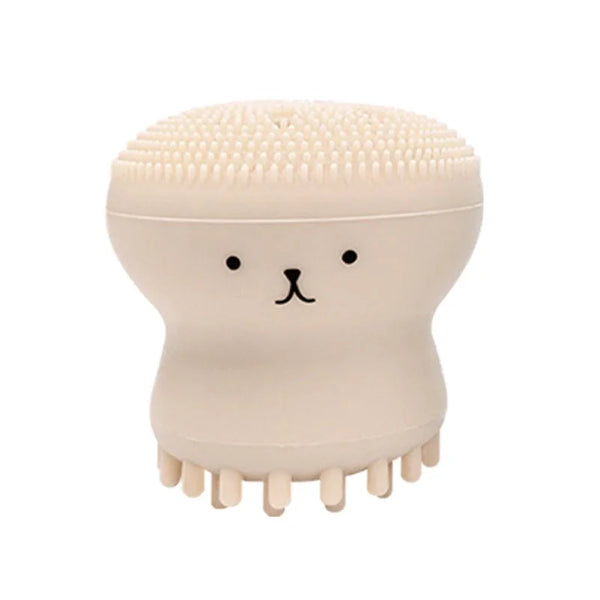 Silicone Face Scrubber Face Massage Brush Skin Care Pore Cleaner Brus Deep Cleaning Exfoliator Tool XJS02